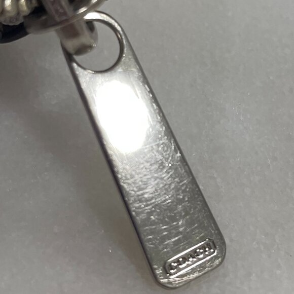 Coach Gray Snakeskin Leather Accordion Style Zip Around Wallet - Picture 16 of 16